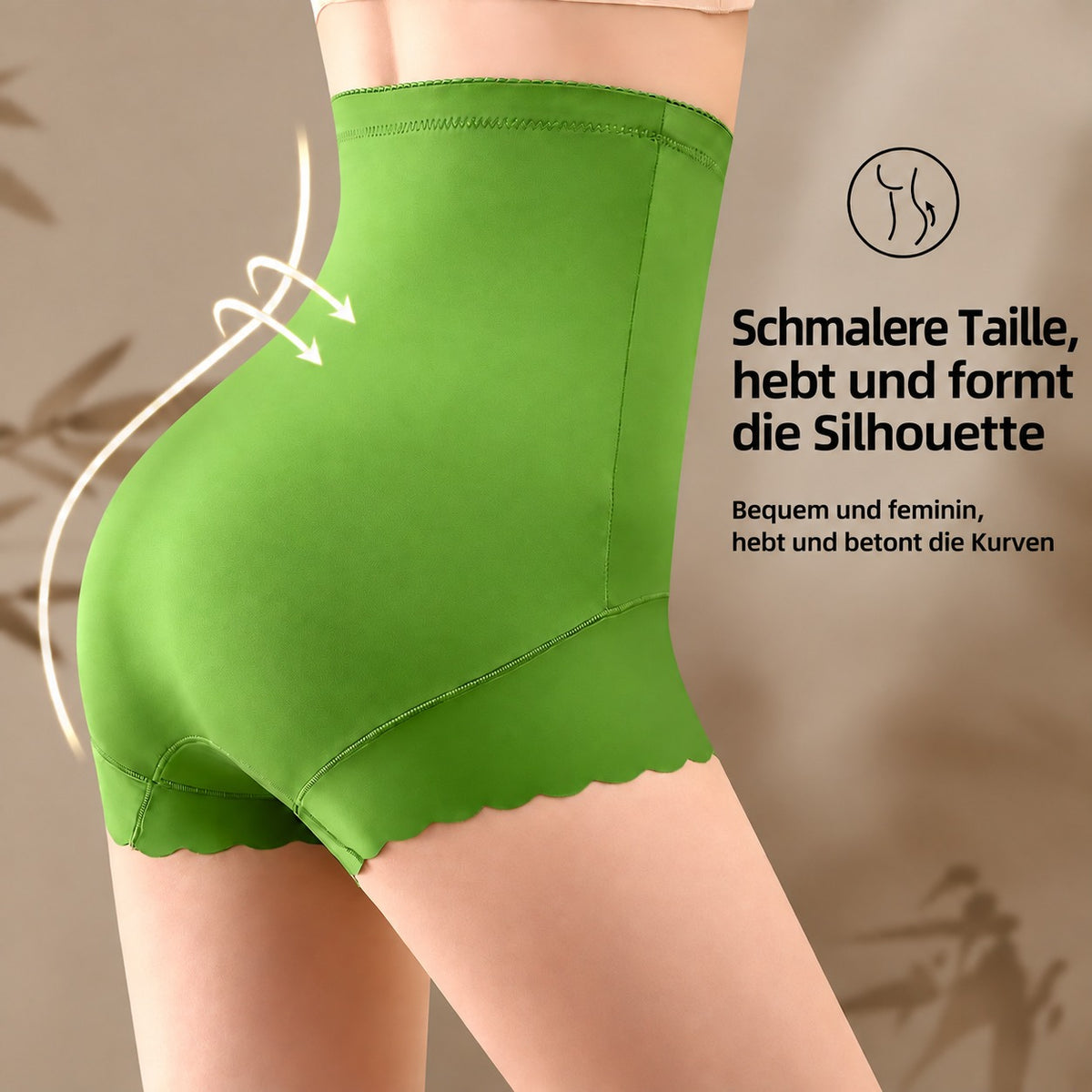 Miederhose Rosenau™ mit hoher Taille, Formeffekt und floralem Muster