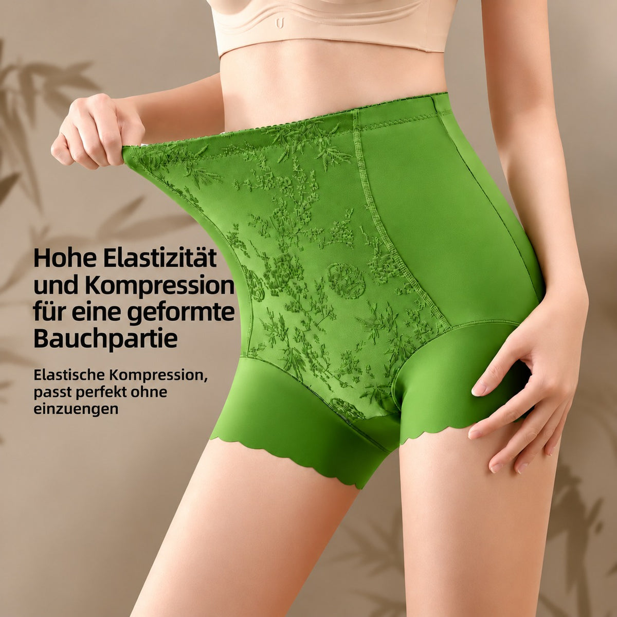 Miederhose Rosenau™ mit hoher Taille, Formeffekt und floralem Muster