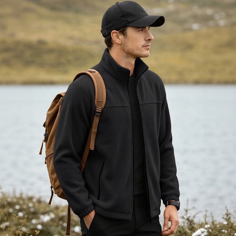 Caldwell™ Fleecejacke mit hohem Kragen und Frontreißverschluss