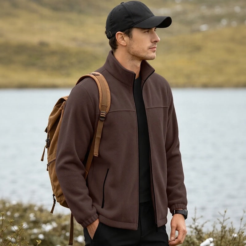 Caldwell™ Fleecejacke mit hohem Kragen und Frontreißverschluss