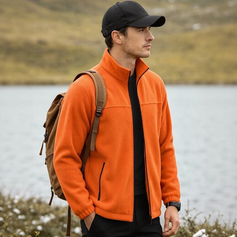 Caldwell™ Fleecejacke mit hohem Kragen und Frontreißverschluss