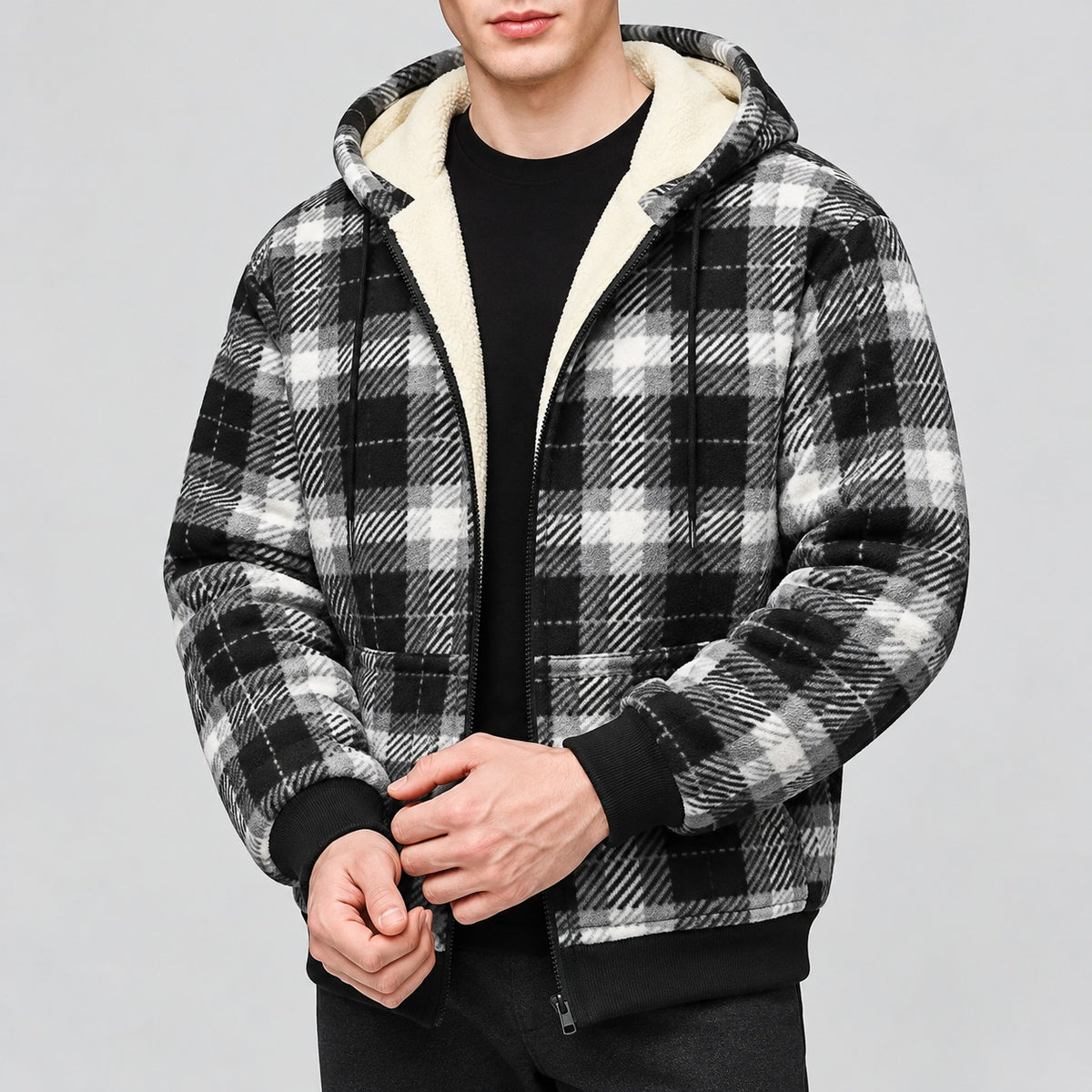 Dalmont™ Karojacke mit Weichem Plüschfutter