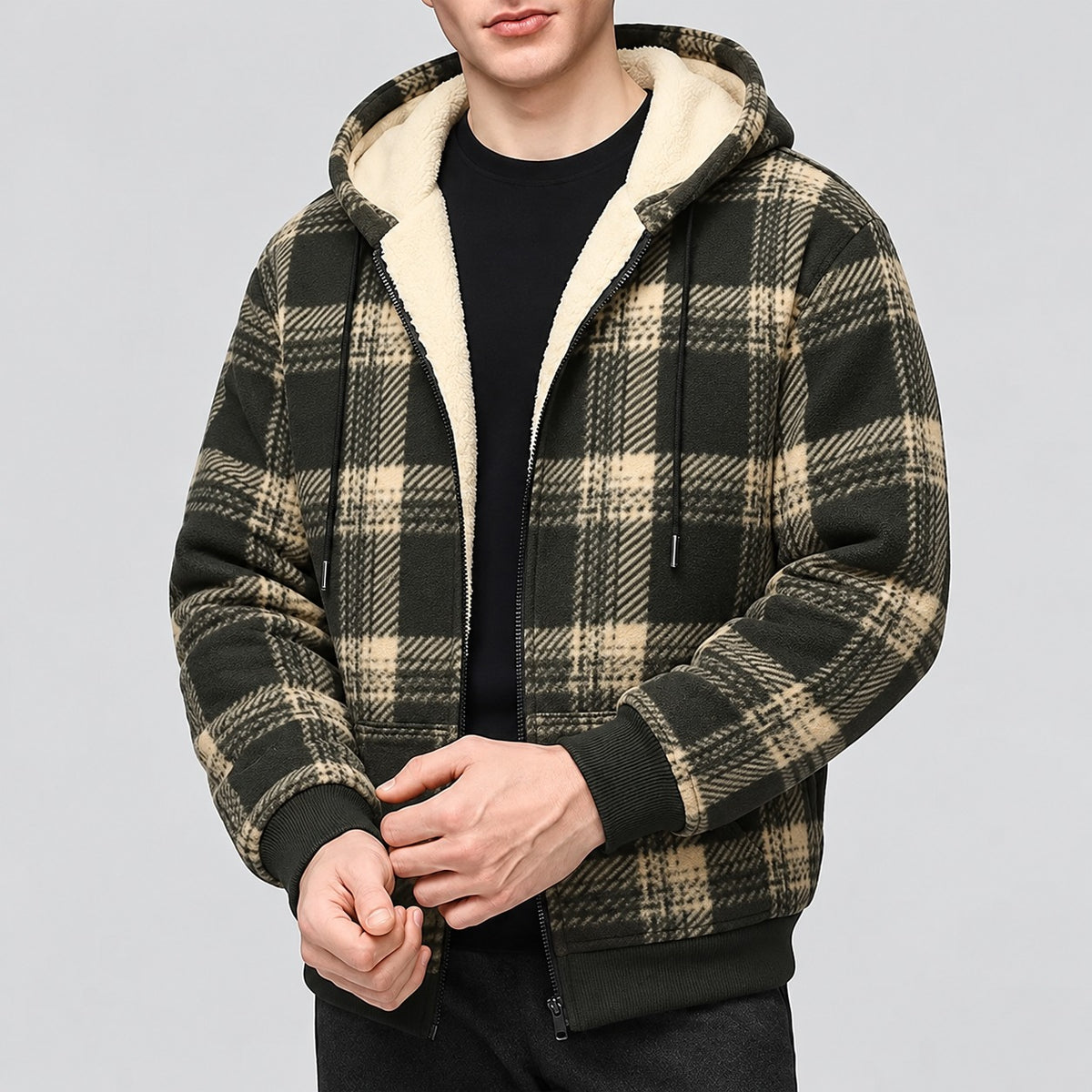 Dalmont™ Karojacke mit Weichem Plüschfutter